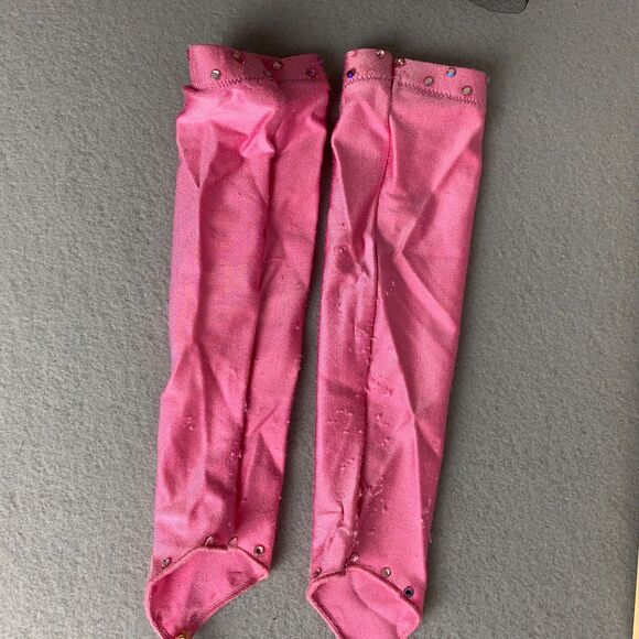 Mara Dancewear Child Small Pink Performance Skirt Set Sequin Dance Costume - Picture 9 of 11